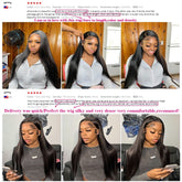 HD Transparent 13x4/13x6 Straight Lace